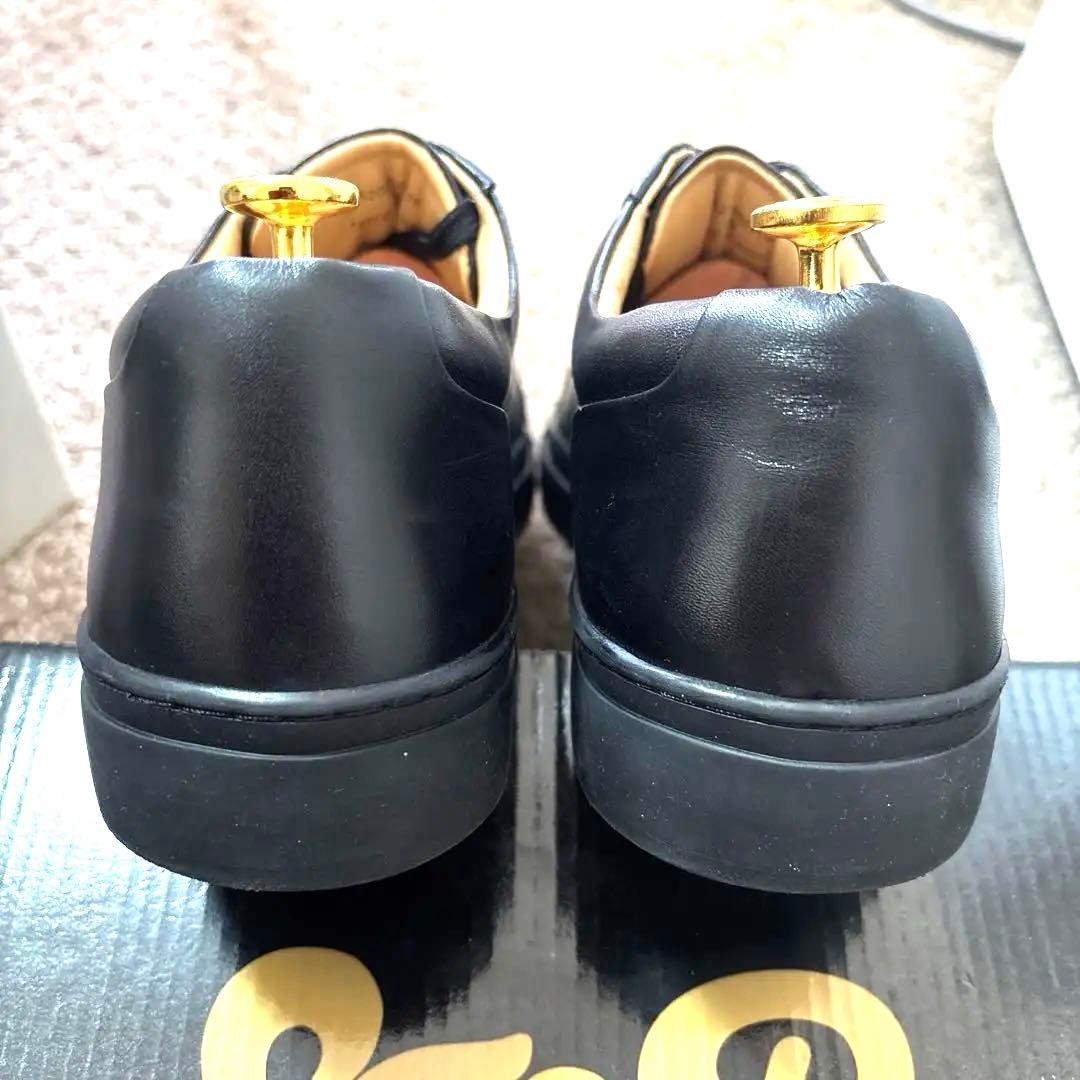 【新品・未使用】alfredoBANNISTER オールレザー　スニーカー　43