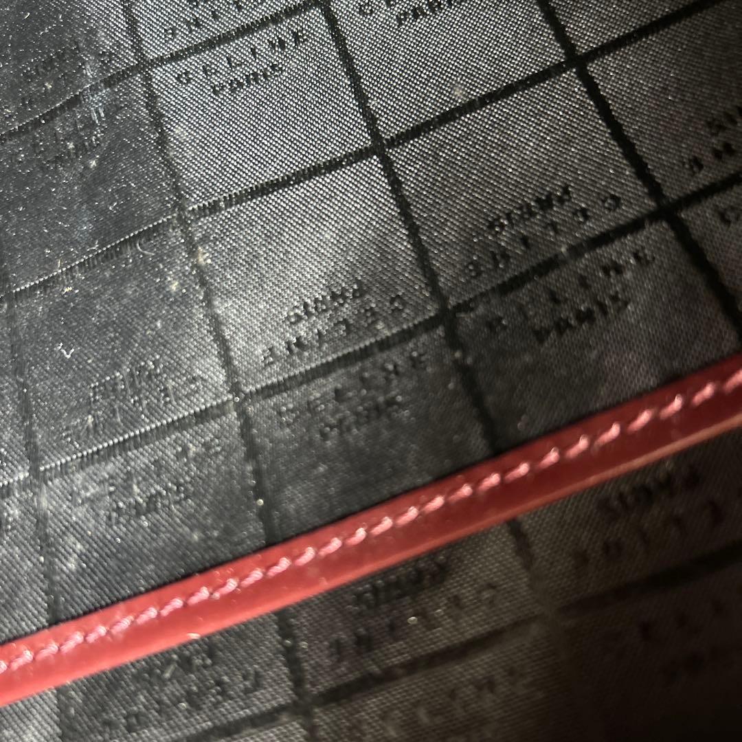 CELINE バーガンディ ショルダーバッグ