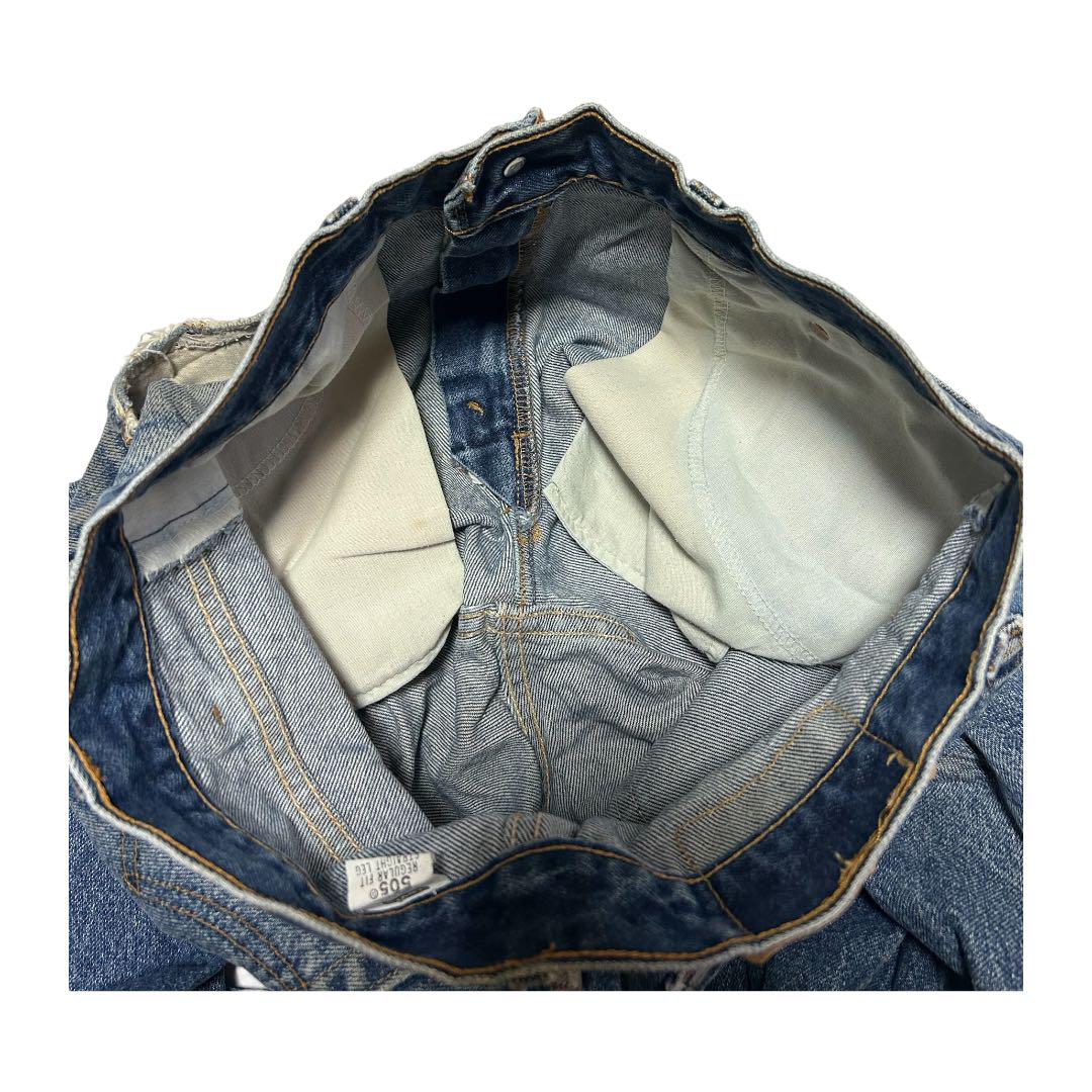 00s Levis 505 デニムパンツ　ブルー　USA製　34×30表記