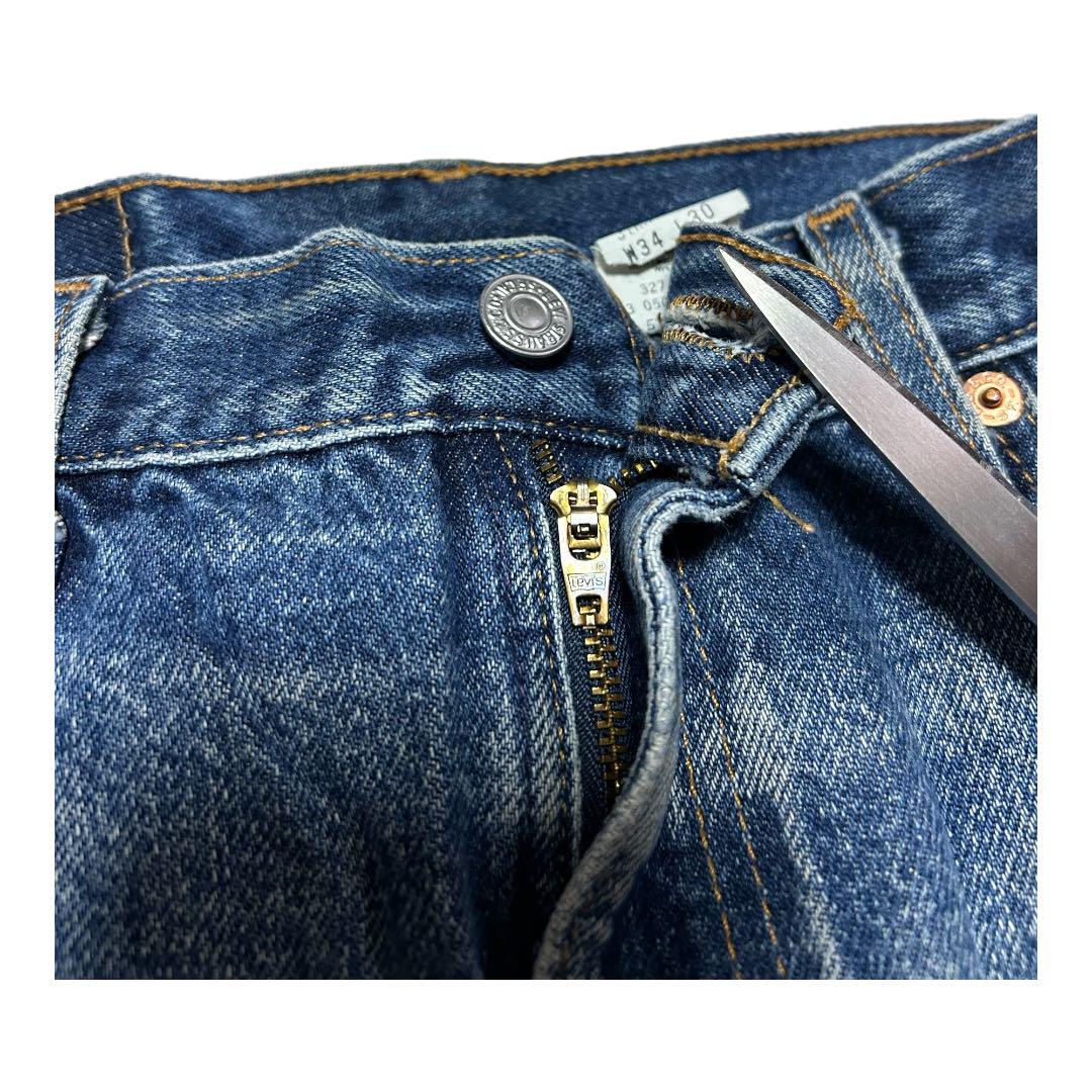 00s Levis 505 デニムパンツ　ブルー　USA製　34×30表記