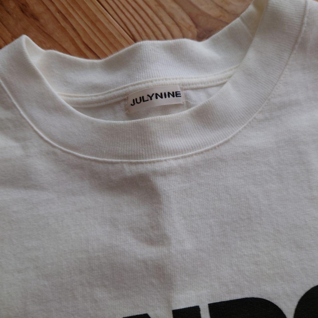 JULYNINE  ロゴTシャツ