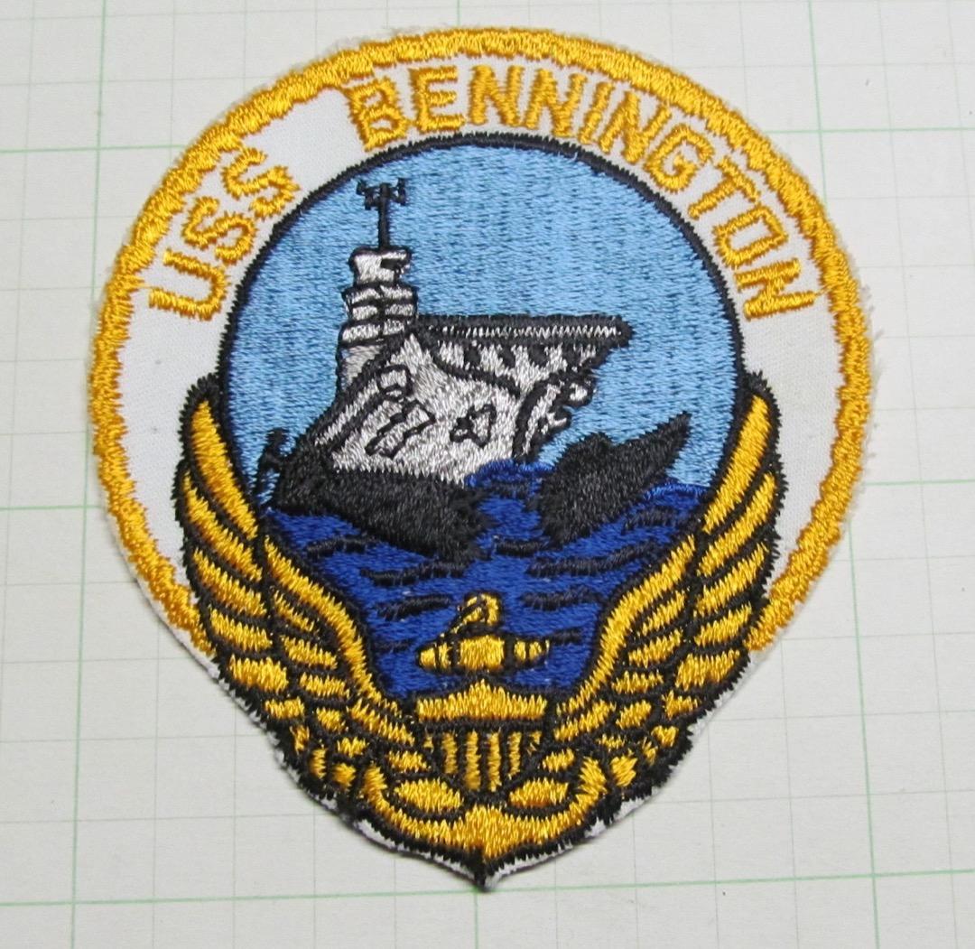 60s 米海軍 対潜空母 CVS20 ベニントン ( USN 米海軍 ワッペン