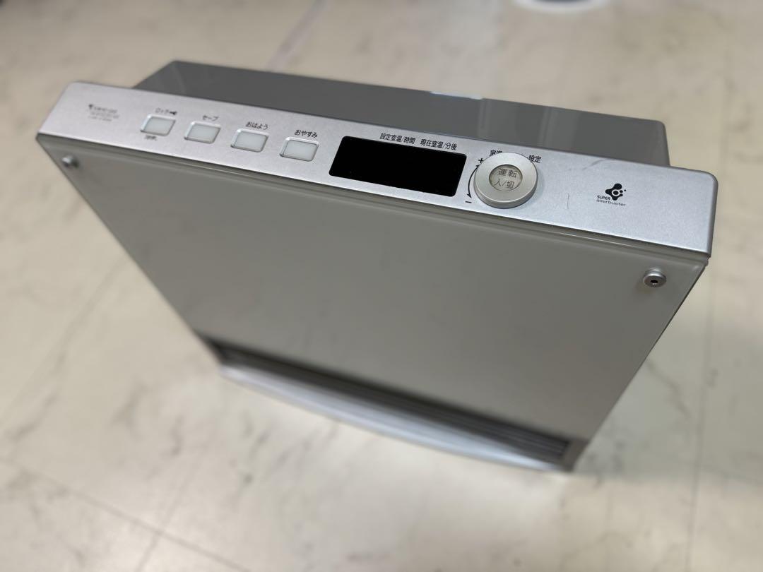 ガスファンヒーター シルバー スリムデザイン ガスファンヒーター シルバー スリムデザイン