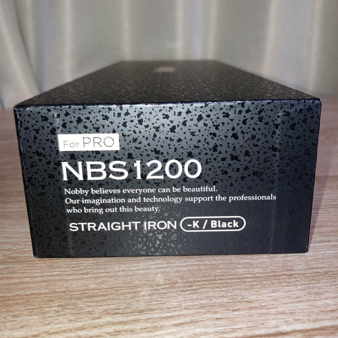 使用回数２回、Nobby NBS1200ストレートヘアアイロン