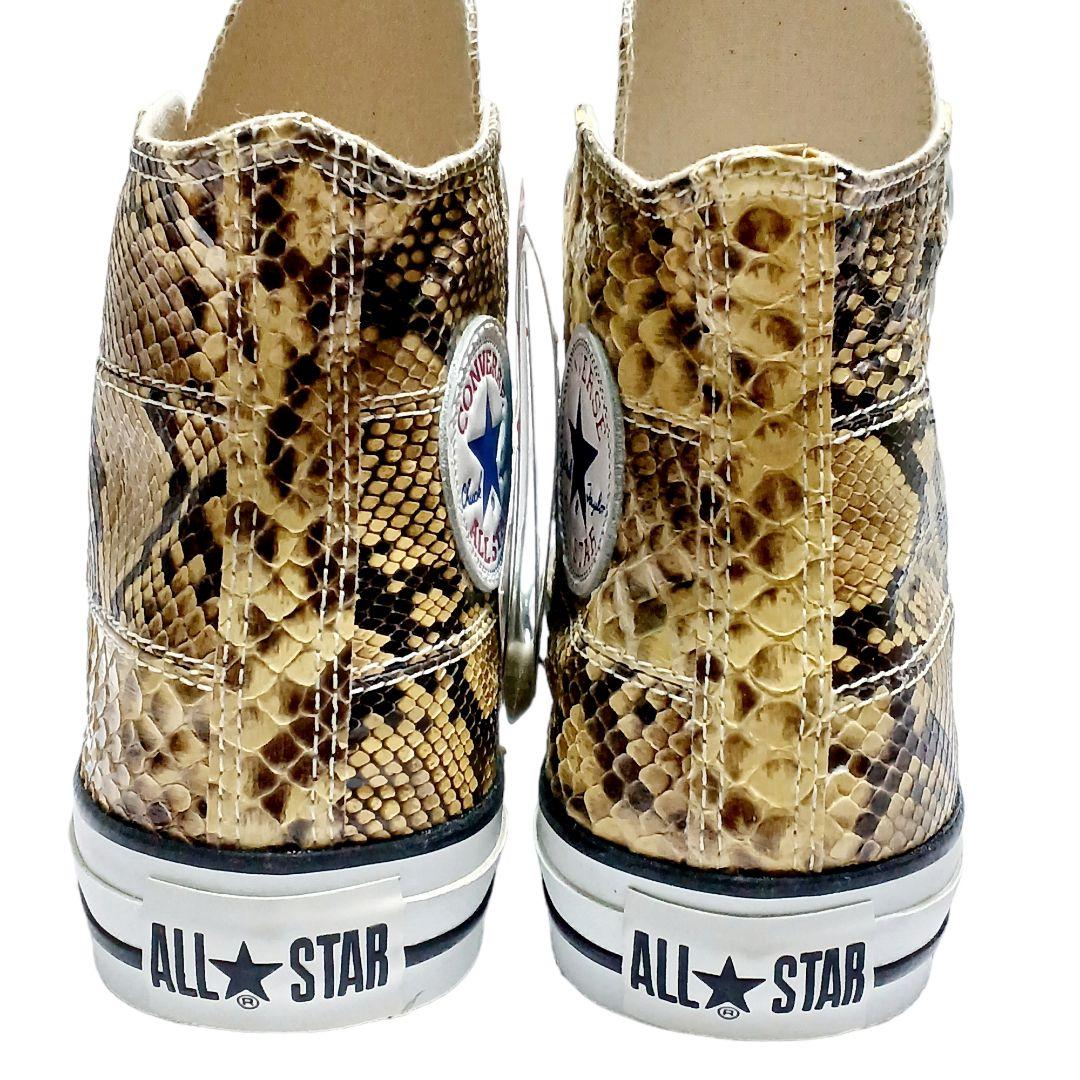 ◇25.0 コンバースオールスター100周年限定ナチュラルパイソンHI | www