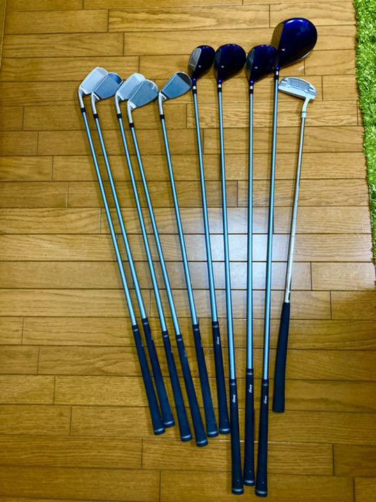 極美品 バッグ 靴 DKnW3-m93014204966 おまけ付き Fitwayゴルフクラブ10本 新品正規品