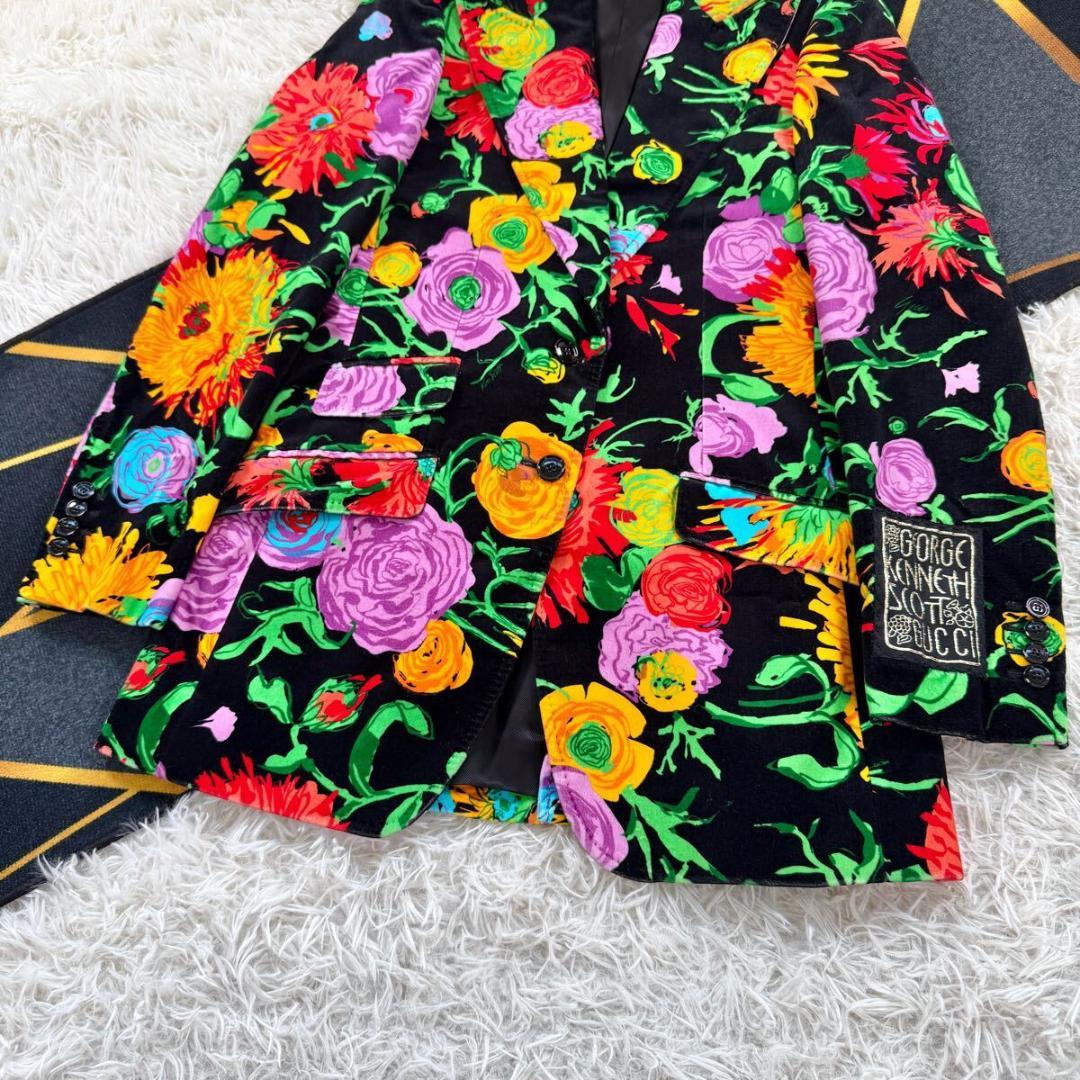 割引価格 GUCCI ZAGIV L フローラル テーラードジャケット SCOTT KEN ジャケット・アウター
