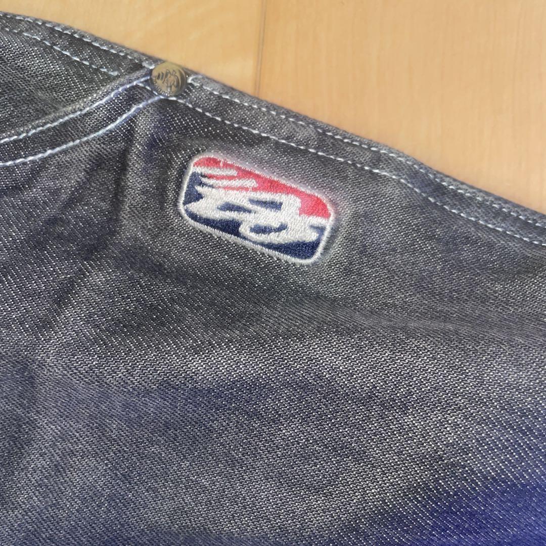 サウスポール ハーフパンツ ブラックデニム 3XL 46inch bboy