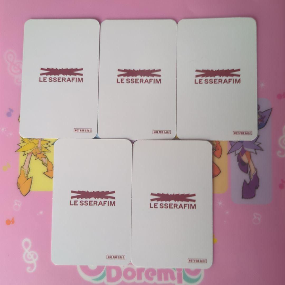 Le Sserafim HOT ユニバ ラキドロ 1回目 トレカ 15枚セット LE SSERAFIM HOT UMS Universal Music Store Lucky Draw 1st 2nd