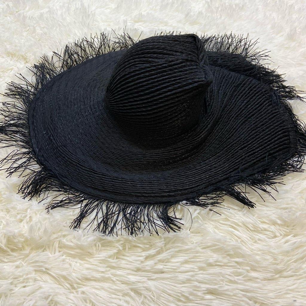未使用品　レア　ISSEY MIYAKE　スチーム　ハット　ストローハット