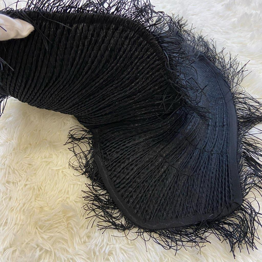未使用品　レア　ISSEY MIYAKE　スチーム　ハット　ストローハット