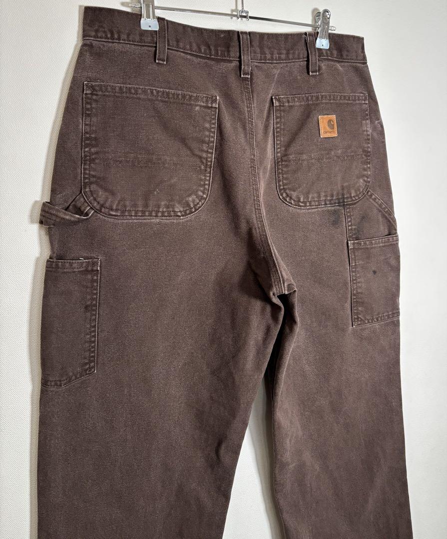 Carharttカーハート　W34 革タグ　メキシコ製　ペインターパンツ