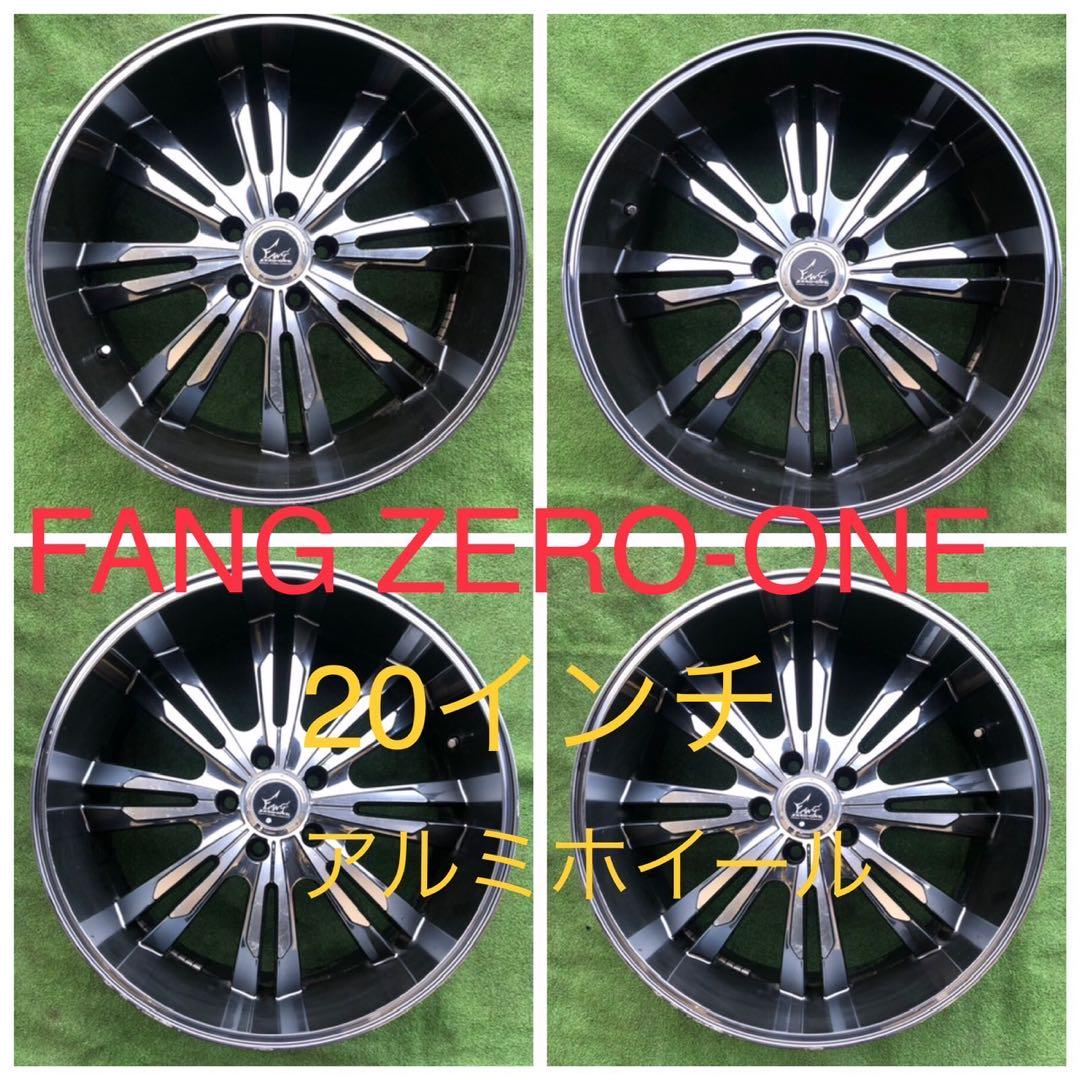 240311-01 アルミホイール FANG ZERO-ONE 20inch４本 32,175円