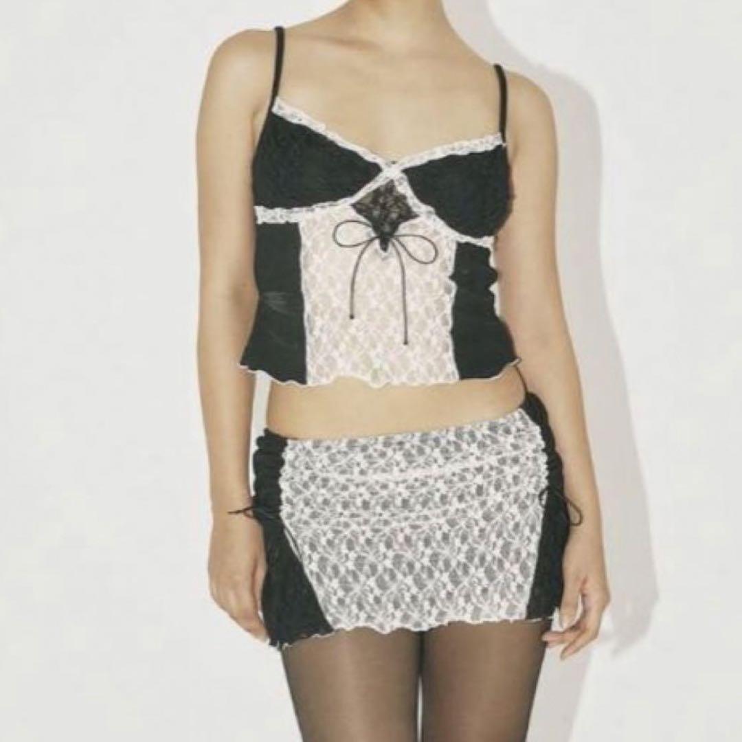 threetimes emily top skirt シズニルック - メルカリ