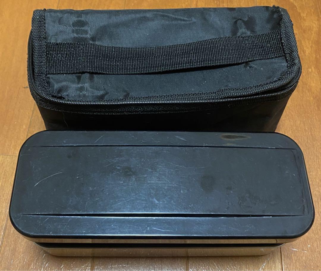 ステンレス保温2段ランチボックス箸無しお弁当箱