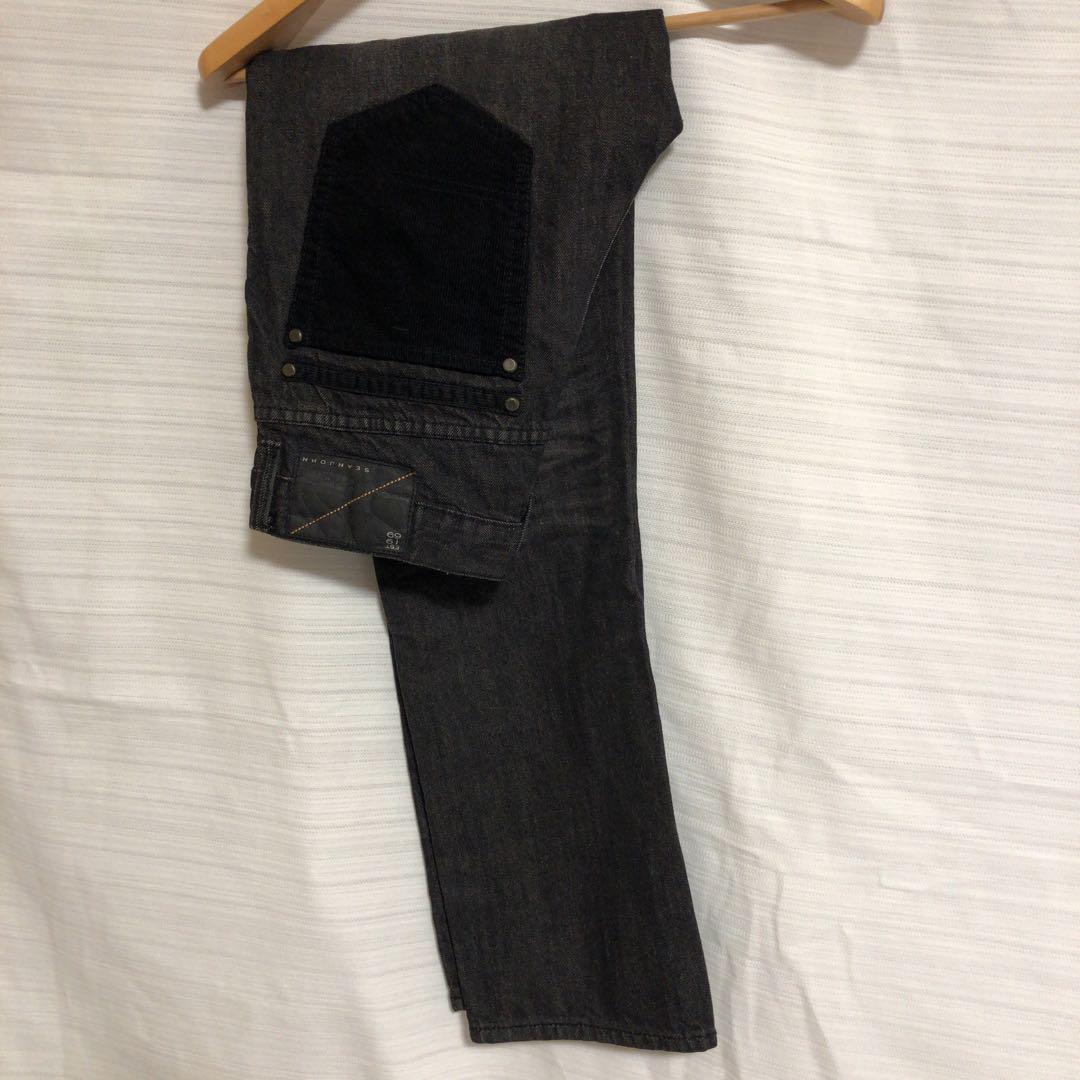 未使用品□SEAN JOHN ショーンジョン ブラックデニムパンツ　小サイズ