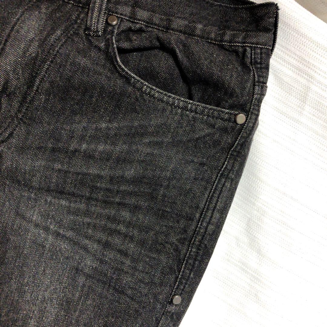 未使用品□SEAN JOHN ショーンジョン ブラックデニムパンツ　小サイズ