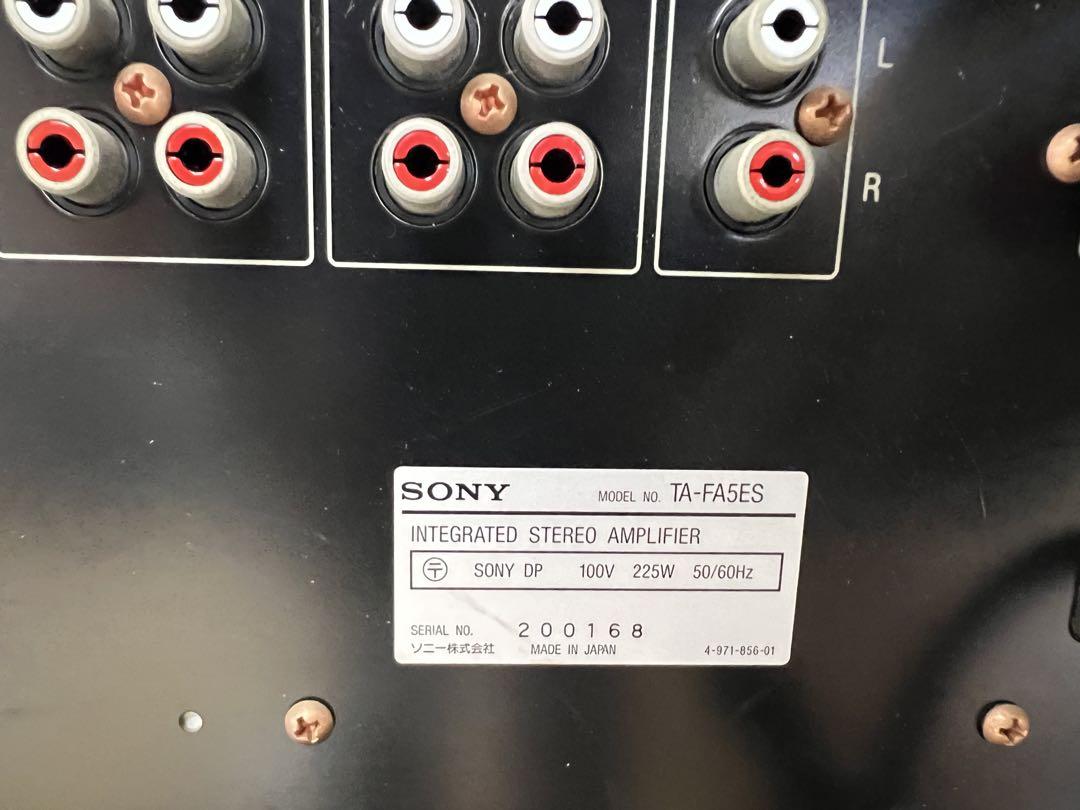 SONY プリメインアンプ TA-FA5ES 1994年製 ジャンク - メルカリ