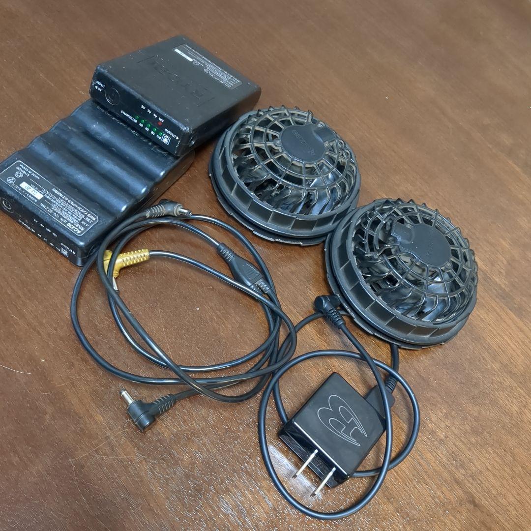 バートル 12v バッテリーとファンセット - メルカリ