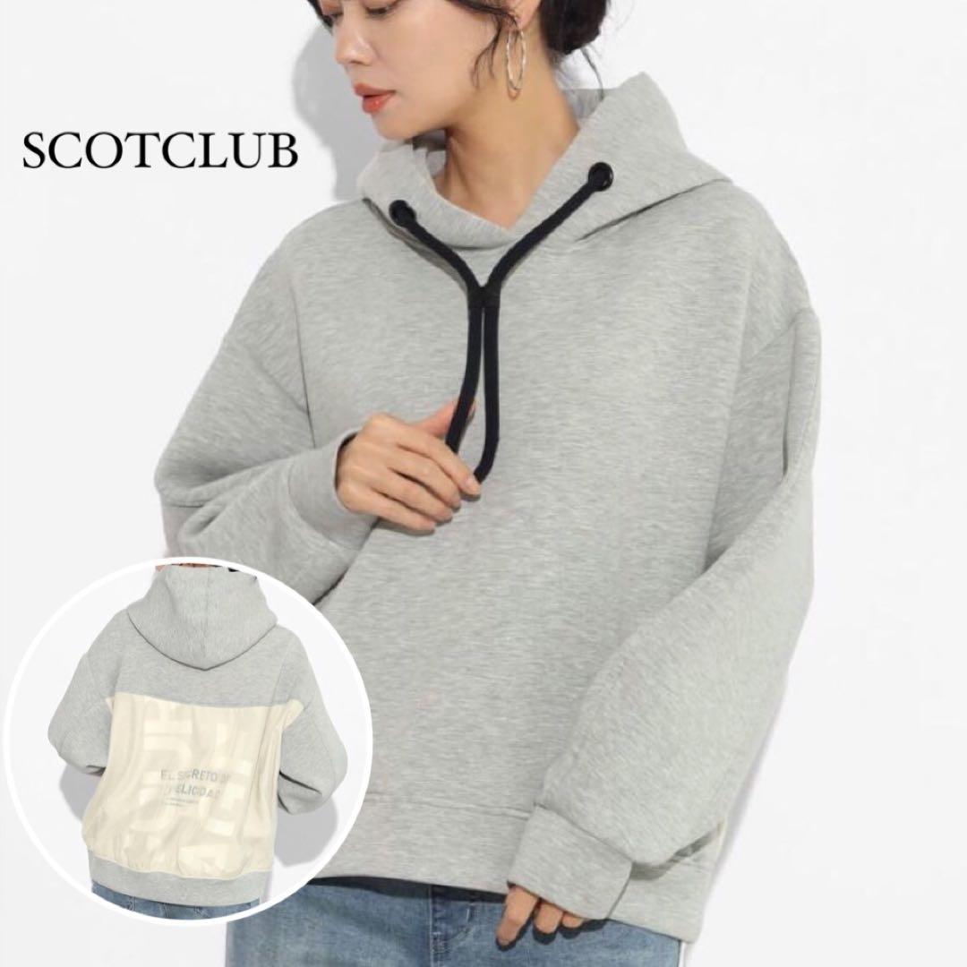 SCOTCLUB スコットクラブ スウェットライクバックロゴパーカーM SCOT CLUB