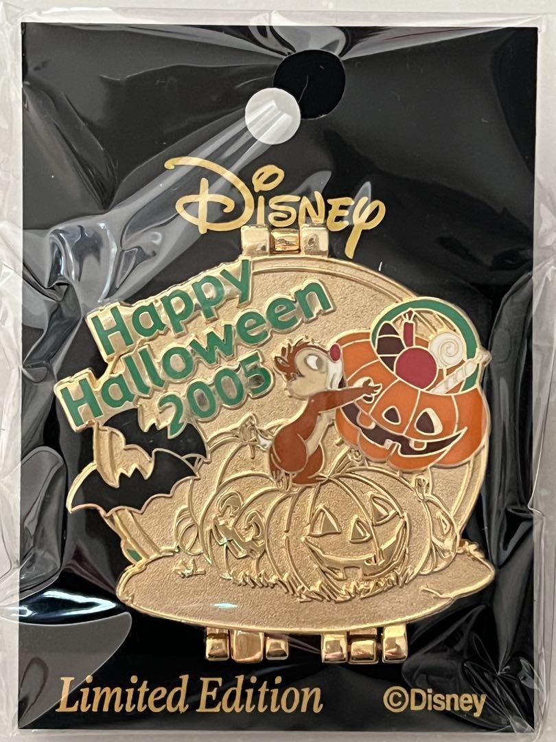 【レア物】2005年　ディズニー　ハロウィン　限定　ピンバッジ　5個セット