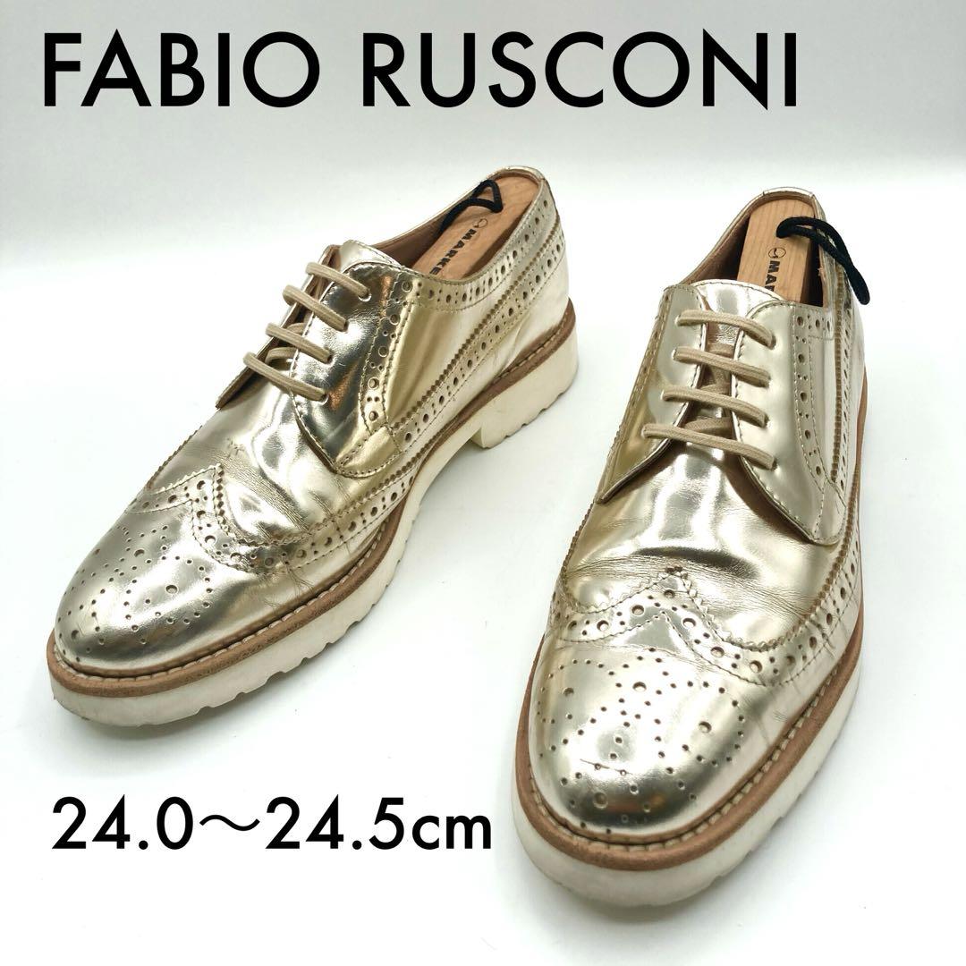 ○ファビオルスコーニ FABIO RUSCONI バレエシューズ （ゴールド