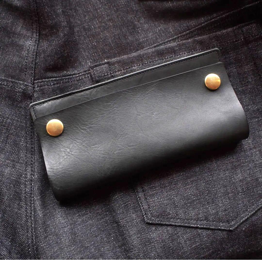 トラッカーウォレット ロング ブラス　ハンドメイド キャリー calee