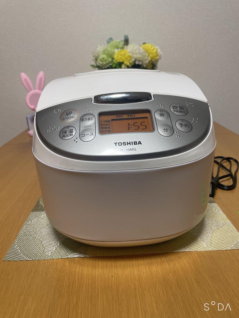 東芝 炊飯器 RC-10MSL 5.5合 動作保証 24ねn年製 - メルカリ