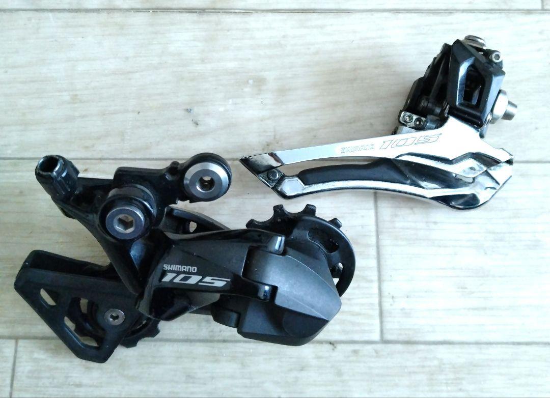 美品　シマノ 105 7000 RD FDセット シマノ SHIMANO 105 R7000系 コンポセット ST-R7020 FC-R7000 FD