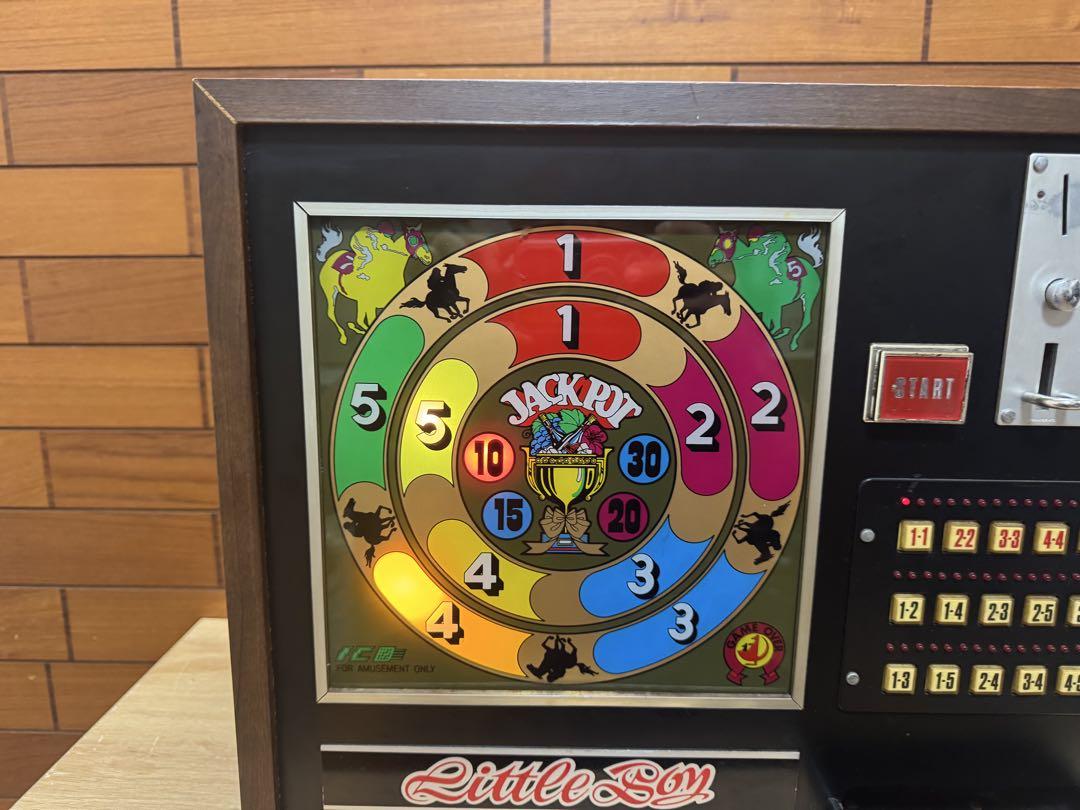 昭和レトロ　動作品　メダルゲーム　リトルボーイ　卓上ゲーム機