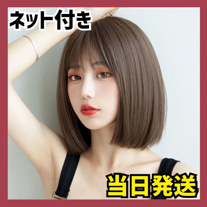 通販 フルウィッグ ウィッグ 茶色 ブラウン 人工頭皮 通販 フルウィッグ ウィッグ 茶色 ブラウン 人工頭皮