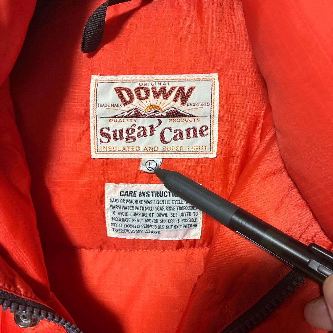 Sugar Cane ダウンジャケット オレンジ Sugar Cane ダウンジャケット オレンジ