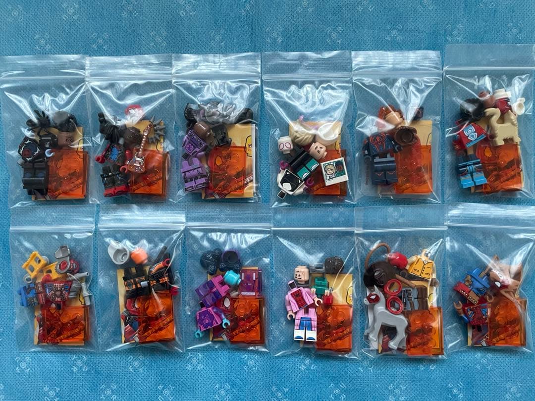 LEGO レゴミニフィギュア スパイダーマン全12種フルコンプ