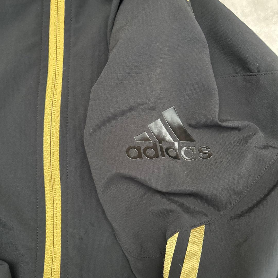 adidas ジャージ上下セット 黒金 ストライプ MARTIAL ARTS アディダス adidas エグザイル EXILE コラボ ジャージ 上下