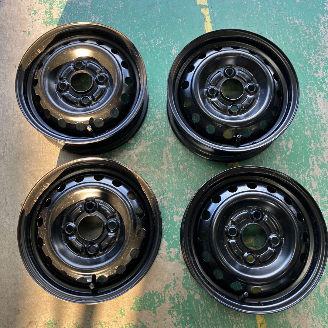 ホンダ純正スチールホイール 12×4.0 4本セット 新車外しNバン