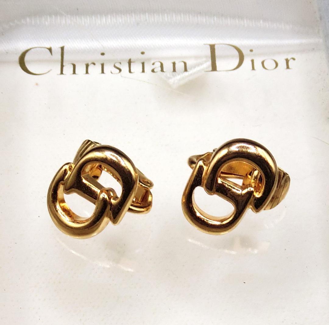 美品　Christian　Dior　ゴールド　イヤリング