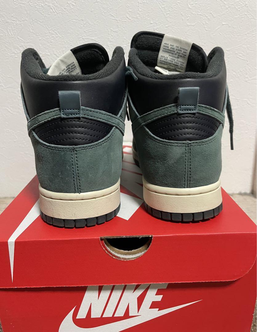 値下げ　Nike Dunk High Retro PRM Deep Green