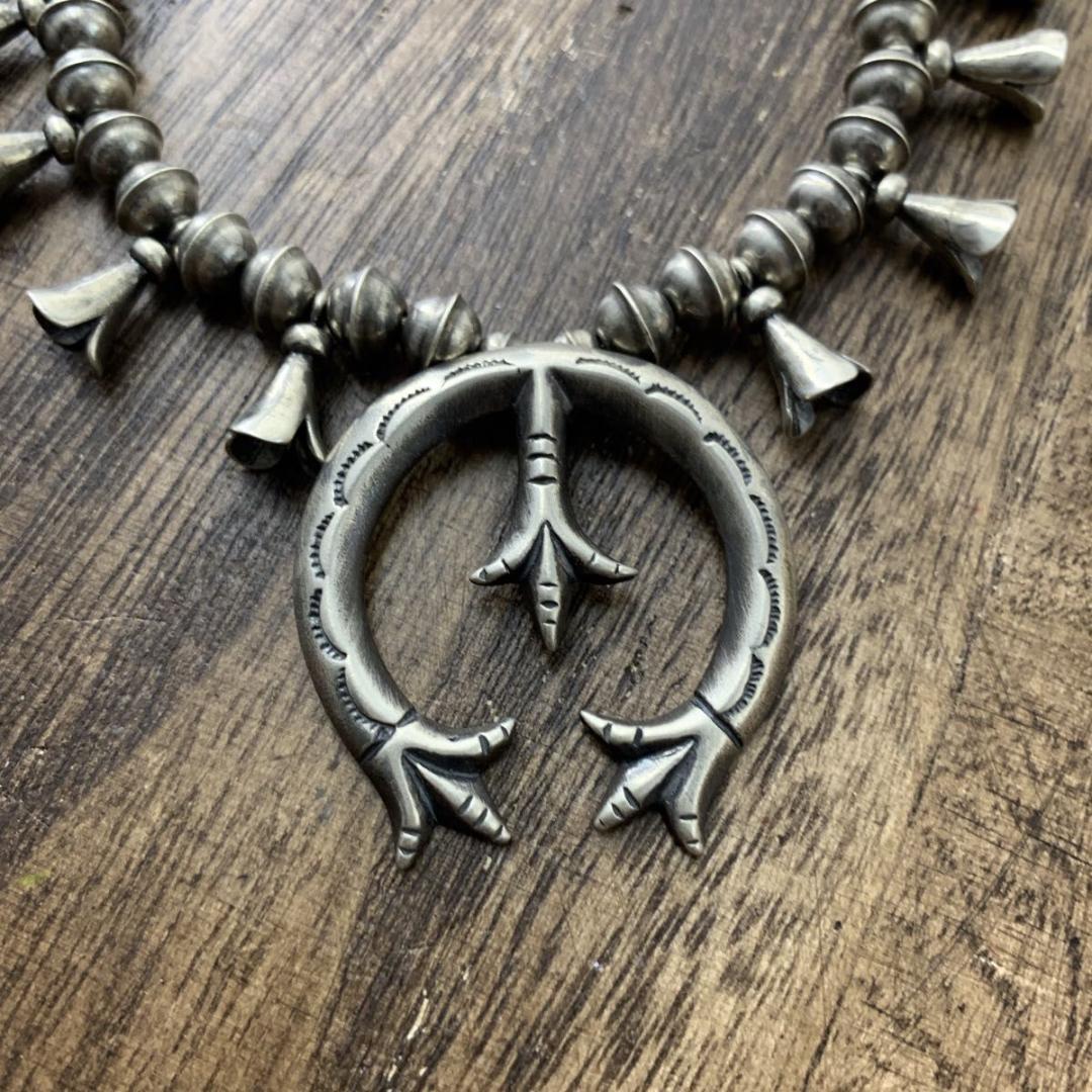 Navajo ナバホ ナジャ スカッシュブロッサム ネックレス Naja