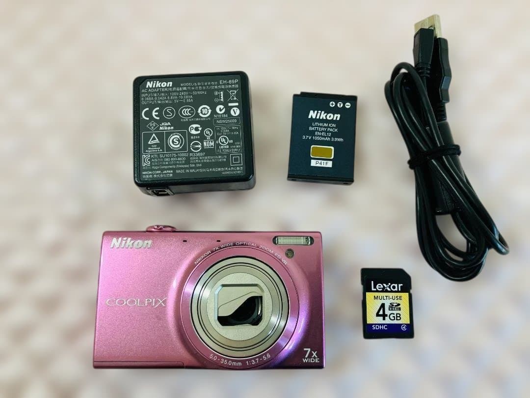 Nikon ニコン COOLPIX S6100 ピンク デジタルカメラ