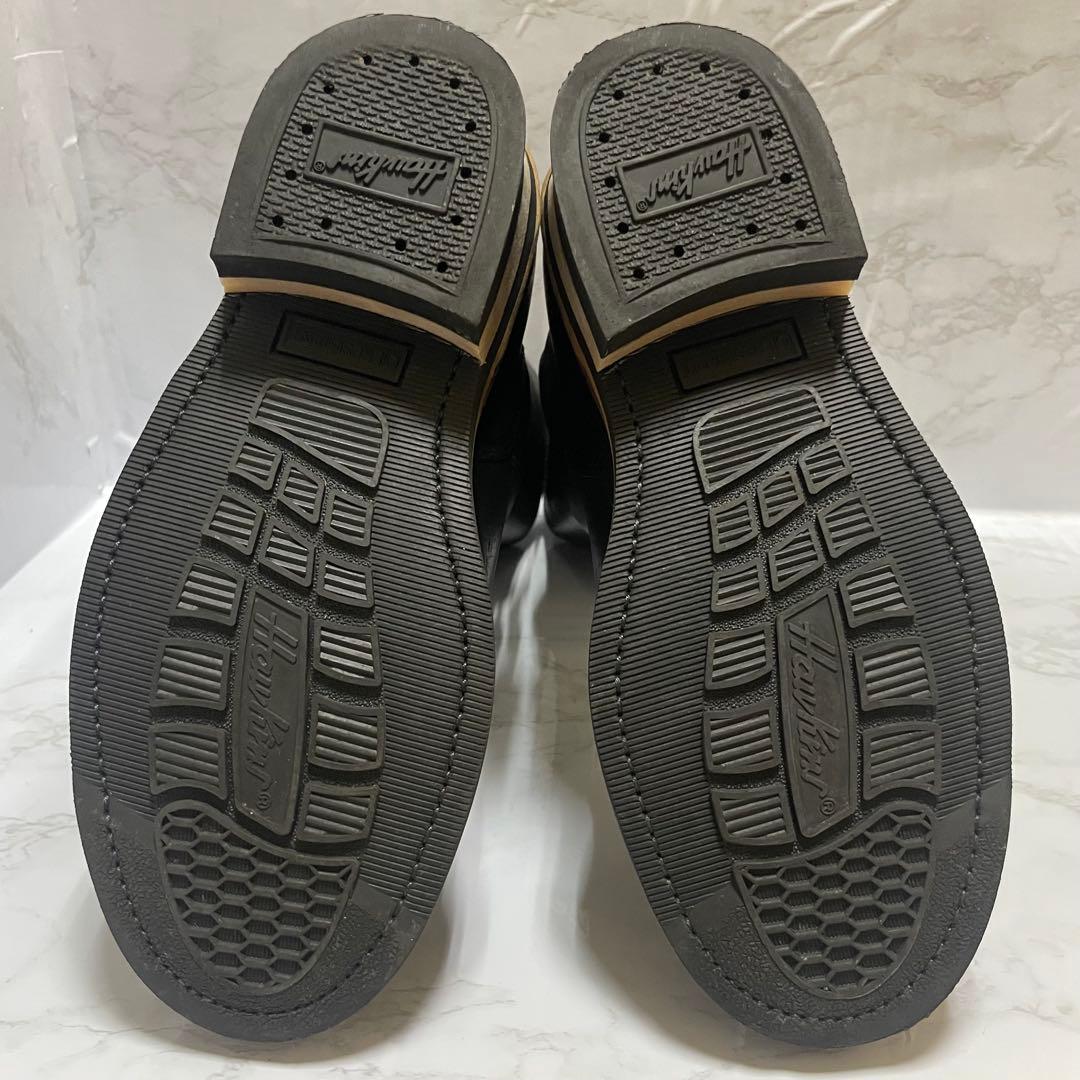 ブラックレザーエンジニアブーツ