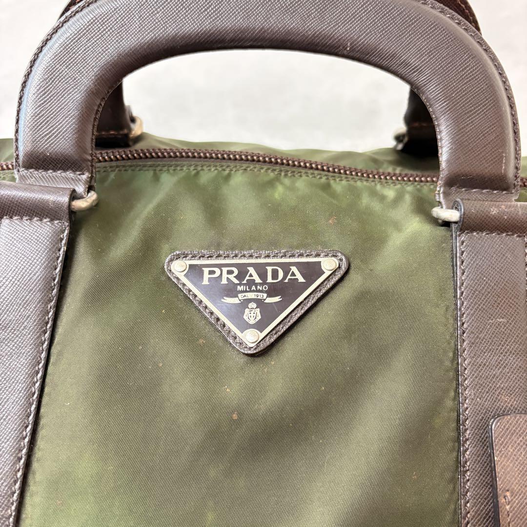 楽天市場】PRADA プラダ ロゴジャガード ボストンバッグ 旅行