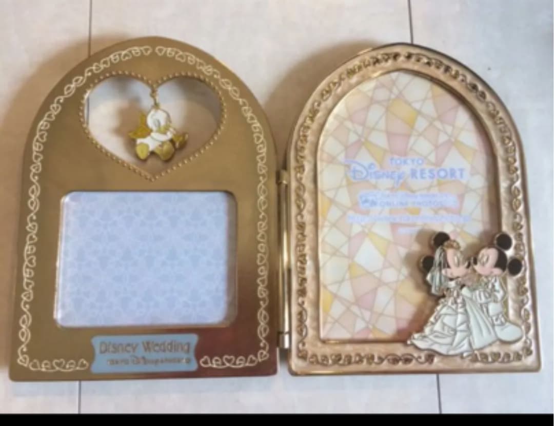 メルカリ ディズニーランド フロリダ ウエディング 写真たて アメニティ フォトフレーム 1 0 中古や未使用のフリマ