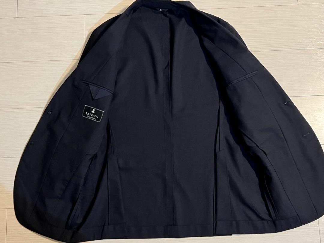 LANVIN COLLECTION濃紺シングルジャケット50ランバンコレクション