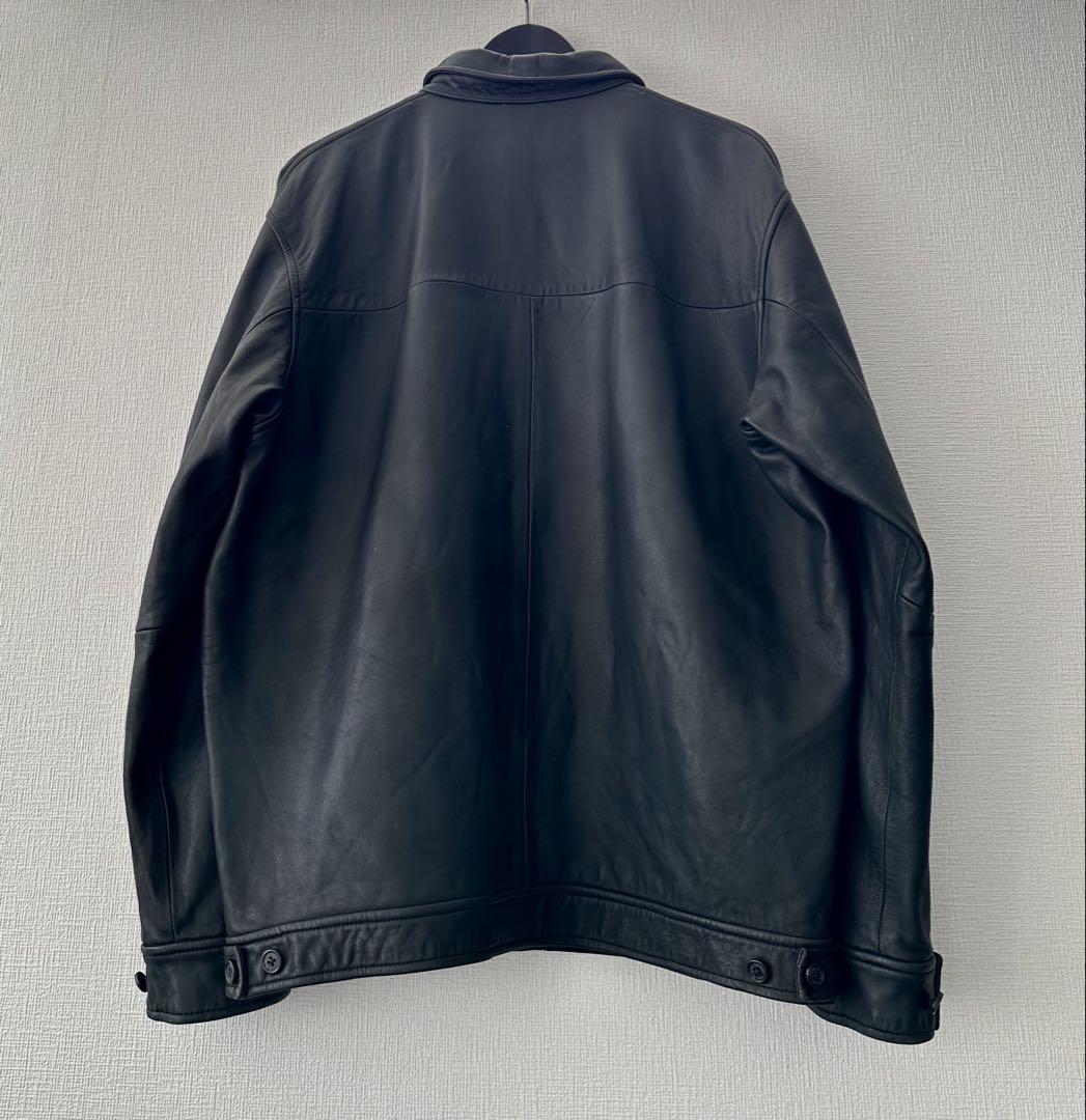 超スペシャル 90s ラルフローレン レザー スイングトップ ジャケット M 黒