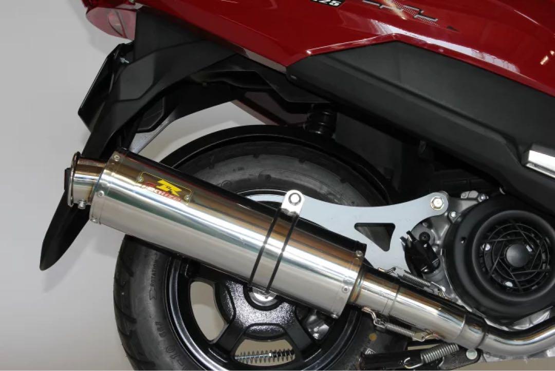 リアライズ アドレス125(DT11A)22Racing SUSマフラー