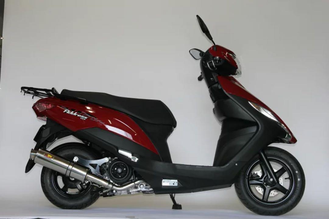 リアライズ アドレス125(DT11A)22Racing SUSマフラー