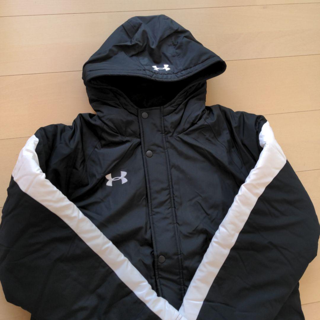 Under Armour ベンチコート 黒 フード付き　ユニセックスM