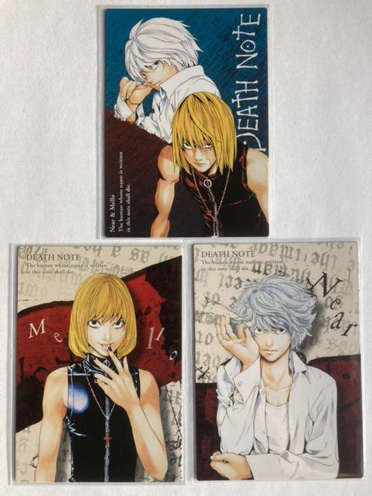 Death Note デスノート トレーディングカード メロ ニア 3枚まとめて メルカリ Death Note デスノート トレーディングカード メロ ニア 3枚まとめて メルカリ