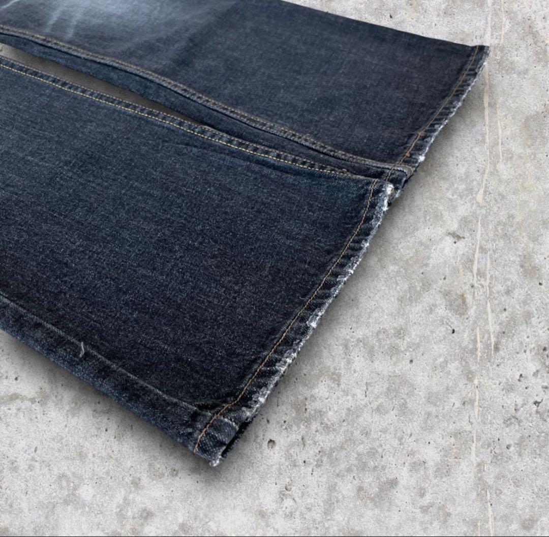 Levi's ブラックデニム グランジ ワイドデニム sullen y2k