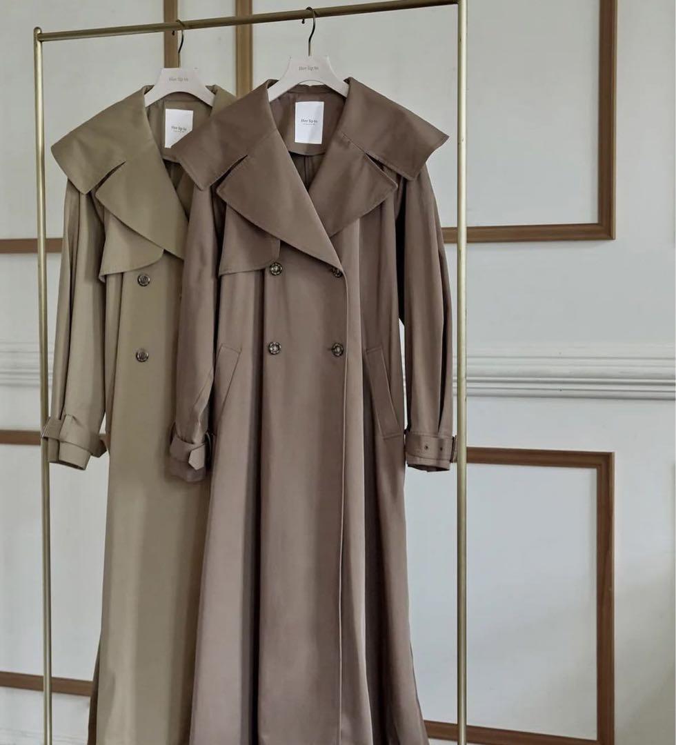ジャケット・アウター her lip to Grace Long Trench Coat